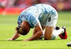 Arsenal Tekuk Man City 3-0, Erling Haaland Redup di Community Shield