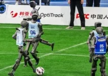 Robot Humanoid di China Bisa Main Bola dan Selebrasi ala Ronaldo
