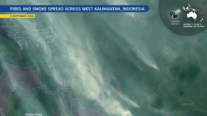 Satelit Copernicus Rekam Kebakaran di Ketapang