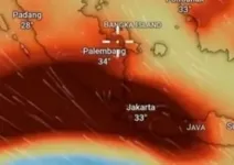 Warga Khawatirkan Warna Merah Peta SO2 Erupsi Gunung Anak Krakatau
