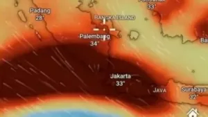 Warga Khawatirkan Warna Merah Peta SO2 Erupsi Gunung Anak Krakatau